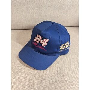 Vintage  Star Wars Episode One Jeff Gordon 24 Pepsi Snapback Hat Cap NASCAR